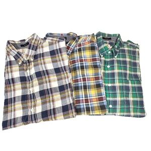 Surf Pendleton Seaside Button Down Shirt Lot Of 3 Men’s Xl Plaid Short Sleeve